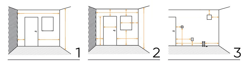 Замеры помещения кухни