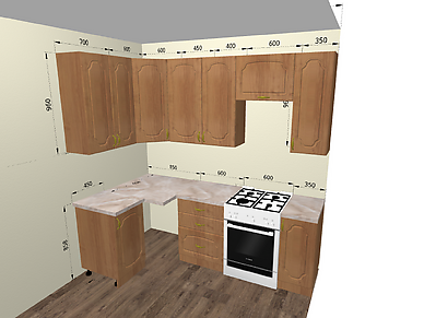 Кухня Базис-Классика 2,4 метра